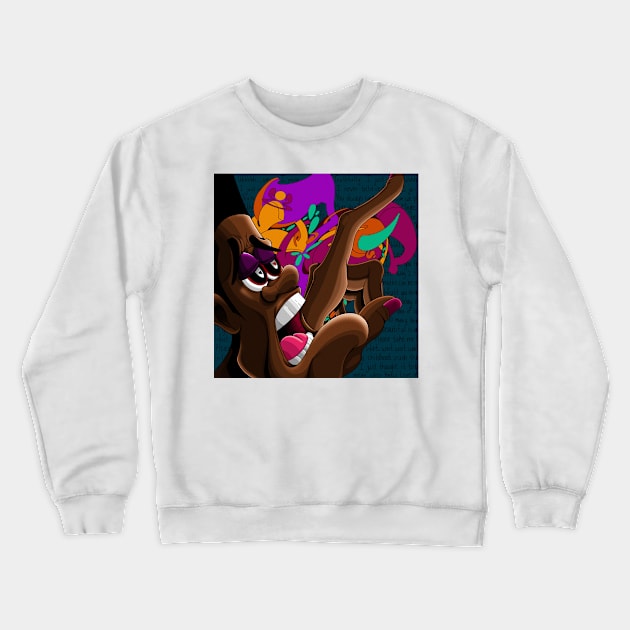 An Awkward Love Confession Crewneck Sweatshirt by TJ Reese Art